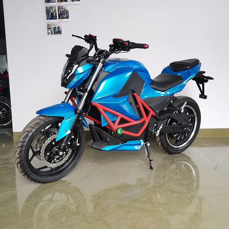 Fashion Super Power Big Range EEC Certification Powerful Adult Moped 3000w 5000w Two Wheel CKD Electric Sports Motorcycle