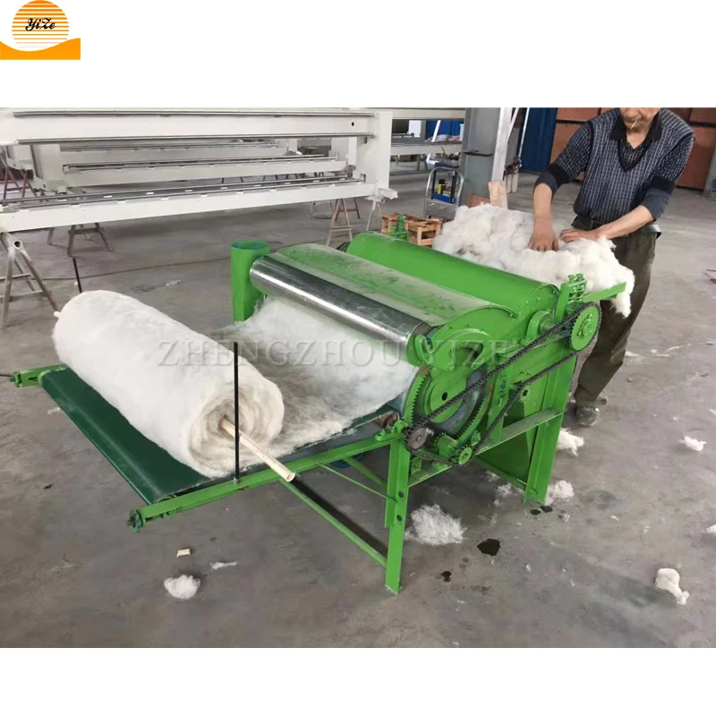 Textile wool quilting fiber wool opening machine polyester fiber opener fabric waste cotton old cloth recycling machine