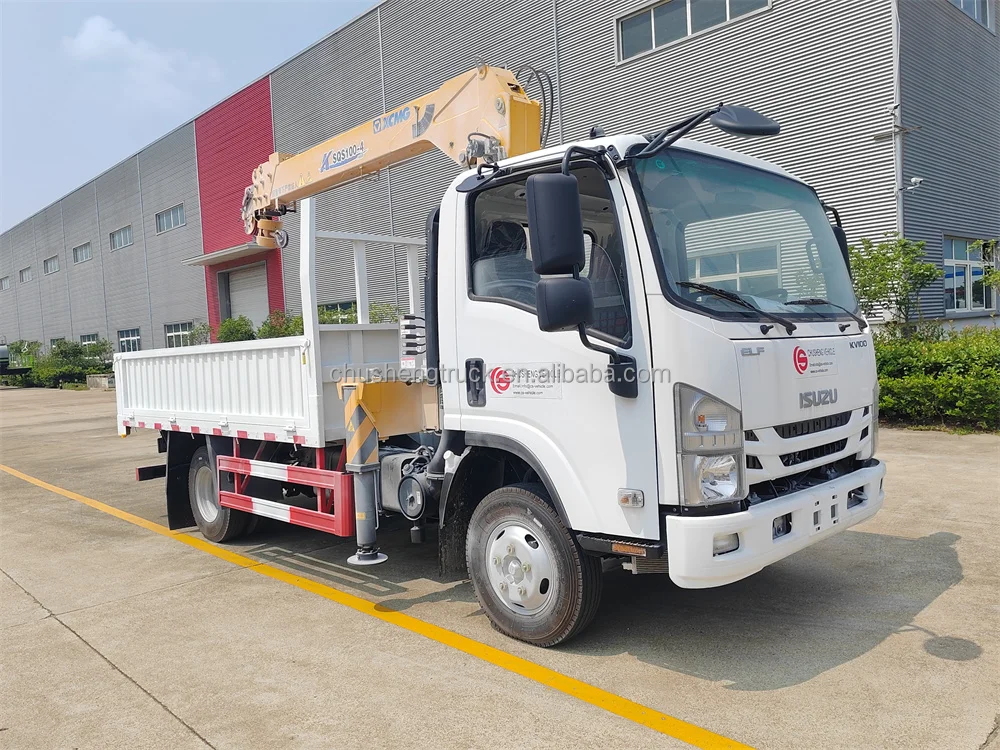 ISUZU 4x2 4 тонны Грузовой кран с краном заводская цена на продажу Филиппины
