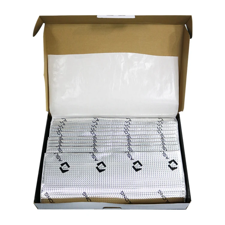 Aslong Car Sound Deadener Butyl Rubber Damping Mat Butyl Rubber Shock Absorption Pad Butyl Rubber Shock Absorption Pad