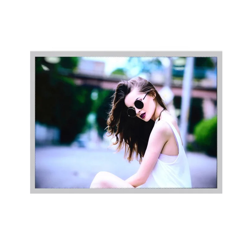 A1 A2 A3 A4 illuminated Poster Frame High Brightness Slim Light Box Black White Led Poster Frame Advertising Light Boxes