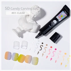 New Pudding Gel Acrylic Drawing Gel Nails Polish Spider Liner Painting Enamel Pigment Gel