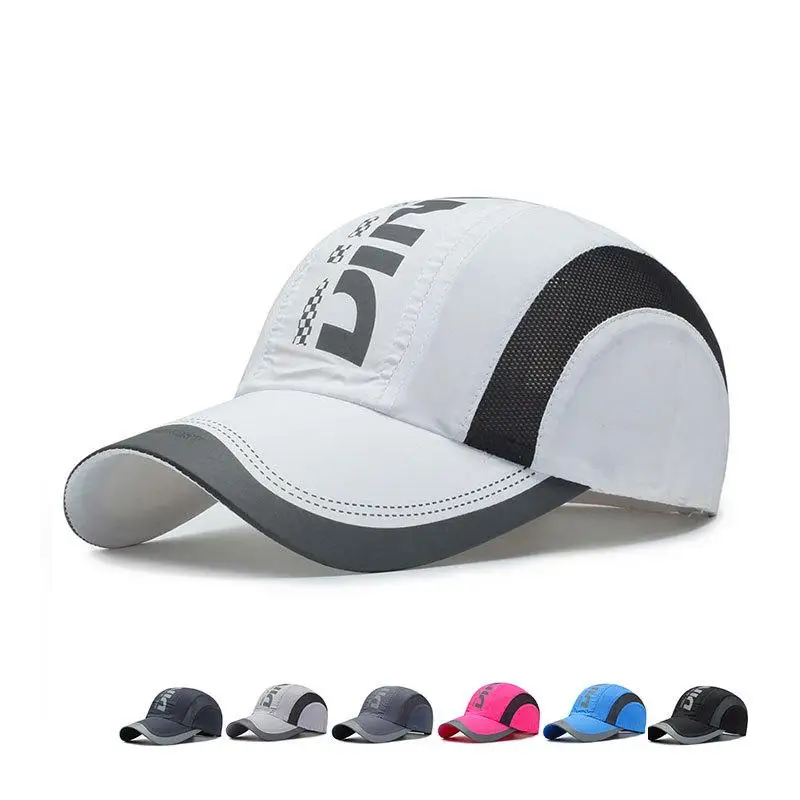 Wholesale Outdoor Fashionable Summer Quick Drying Polyester Breathable Net Peaked Cap Sports Baseball Cap