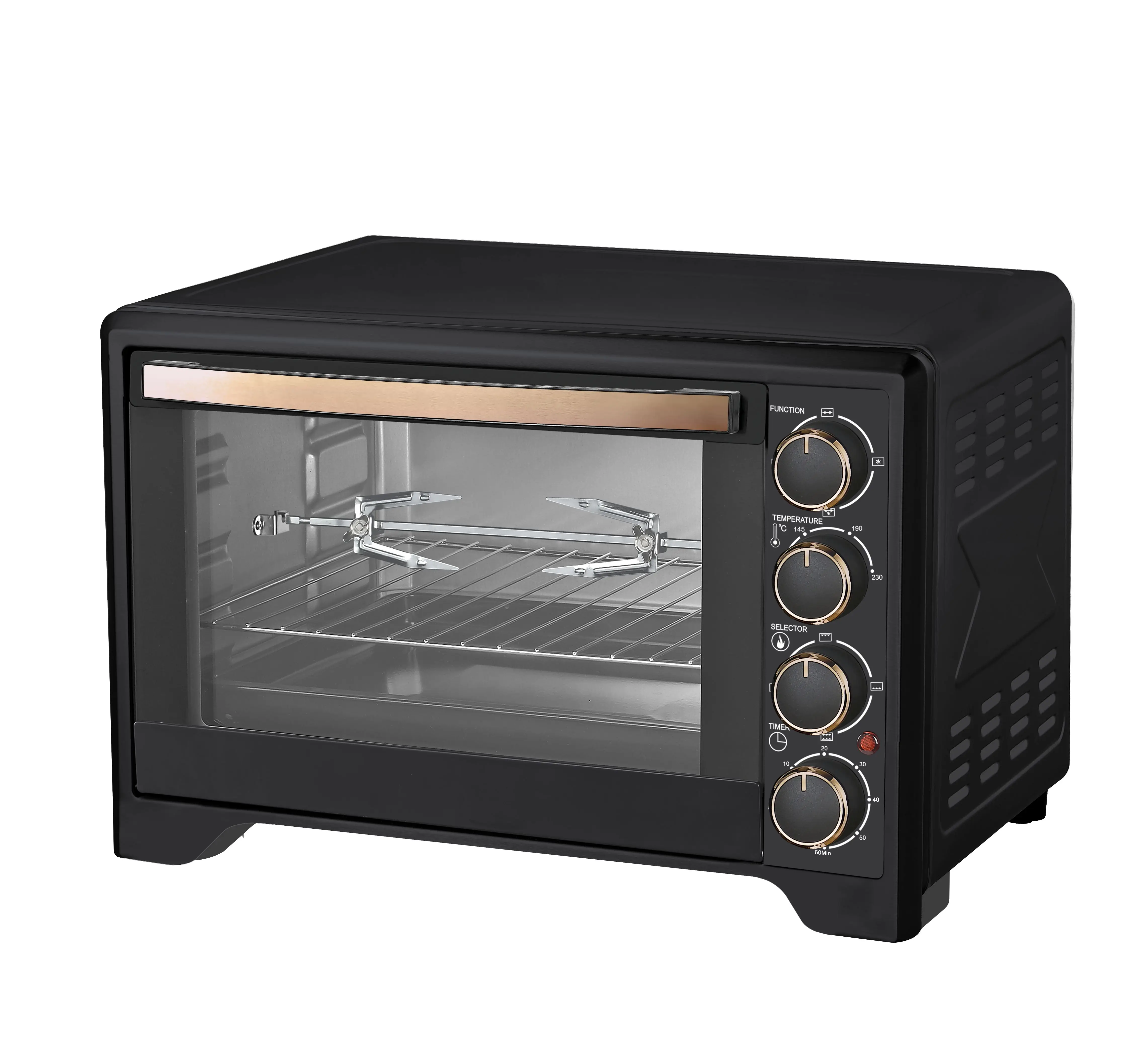 High Capacity Electric Grill Kitchen Oven 45L Table Top Indoor Built-in Smokeless Electric Oven