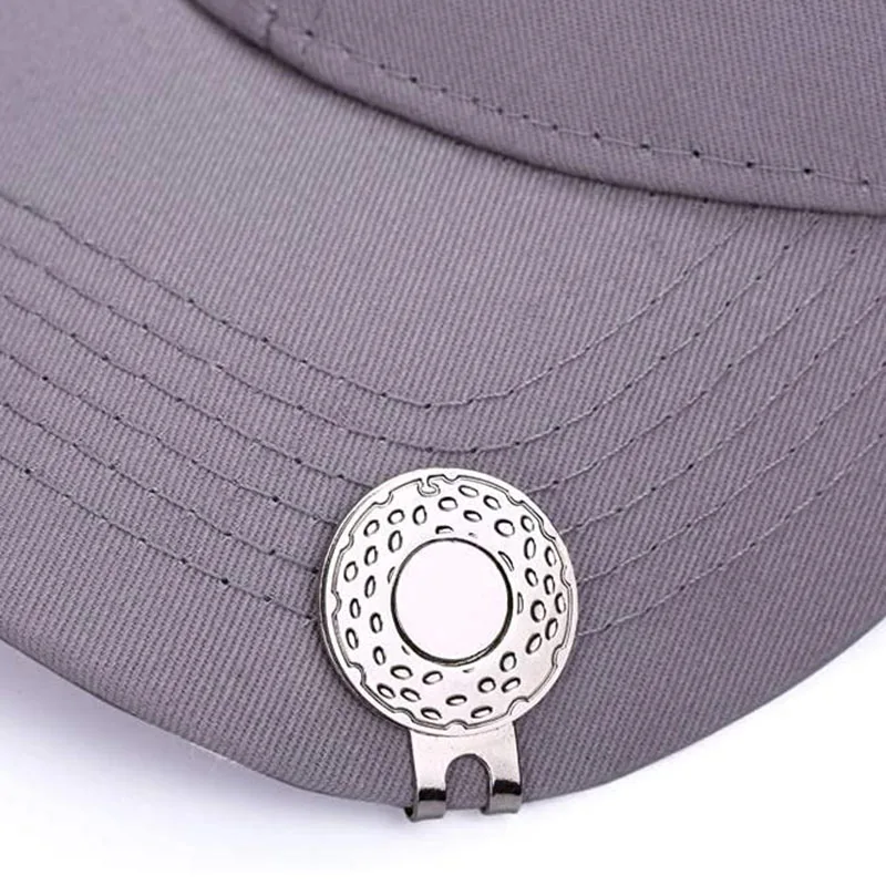 Wholesale custom Factory price 25mm  Golf Ball Marker cap Holder Hat Clips with Strong Magnetic