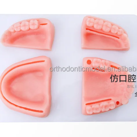 Dental suturing pad 4*1 suturing practice model silicone
