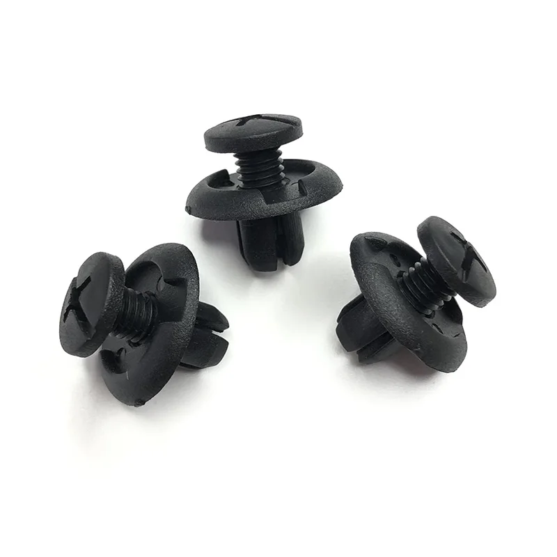 40pcs Auto Door Trim Panel Clips Fasteners 7.5mm Hole Car Fender Bumper Rivet Retainer for Honda 91512-SM4-003 Acura