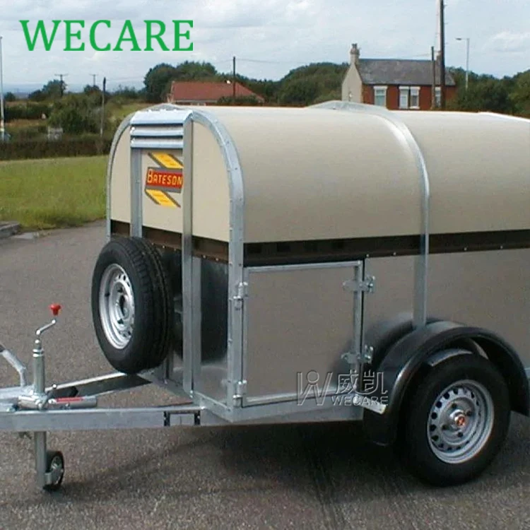 WECARE Mobile Ice Cream Car Hot Dog Coffee Cart Mini Small Fast Food Truck Horse Bar Trailer with Full Kitchen Equipment