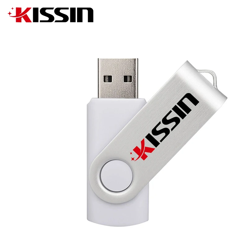 Kissin Promotional USB Sticks 64MB Mini Memory 2.0 Customized Logo Bulk 512MB128MB 256MB 1GB 2GB 4GB USB Flash Drives