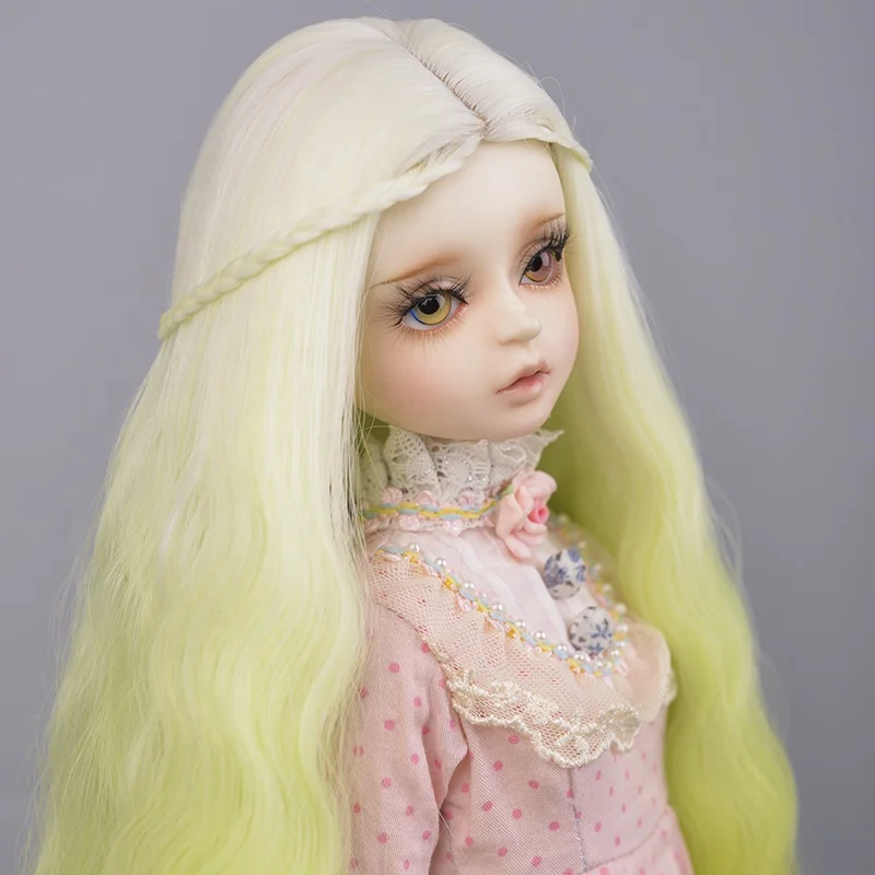 Synthetic doll wig green shot boy style bjd wigs 1/3 1/4 1/6 for choice