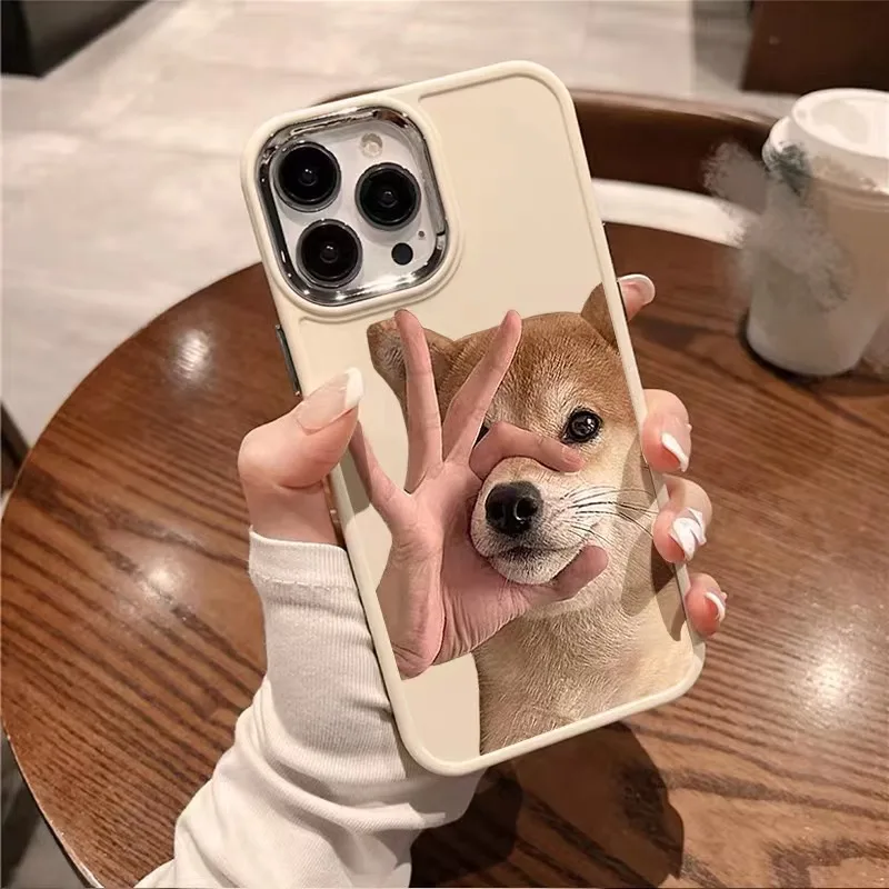 Simple ins милая собака чехол для телефона противоударный ТПУ iPhone 11-14 pro/pro max