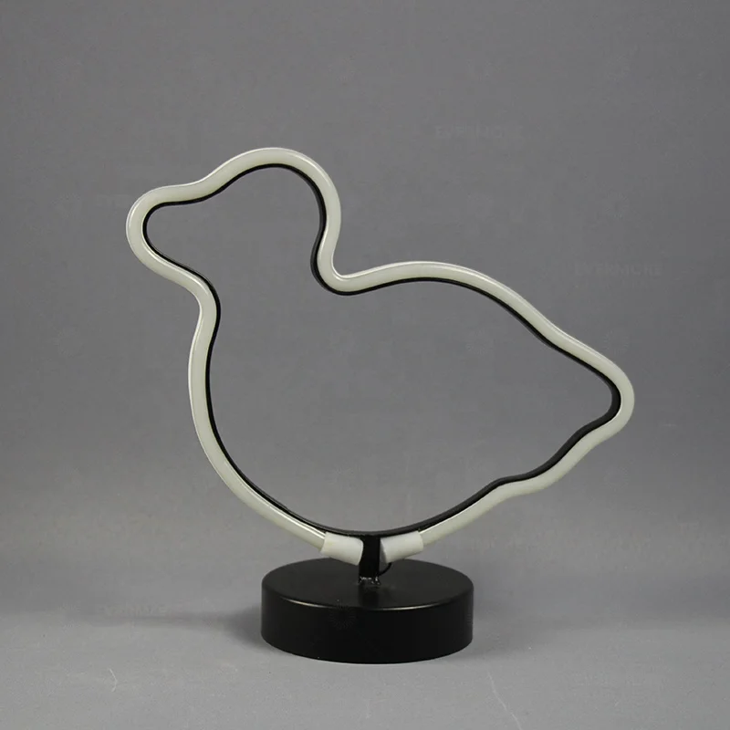 
Bird Shaped Neon Light Cute Neon Lights USB Battery Operated Wall Decor with Holder Table Lamps for Baby Girl Bedroom Decoration 