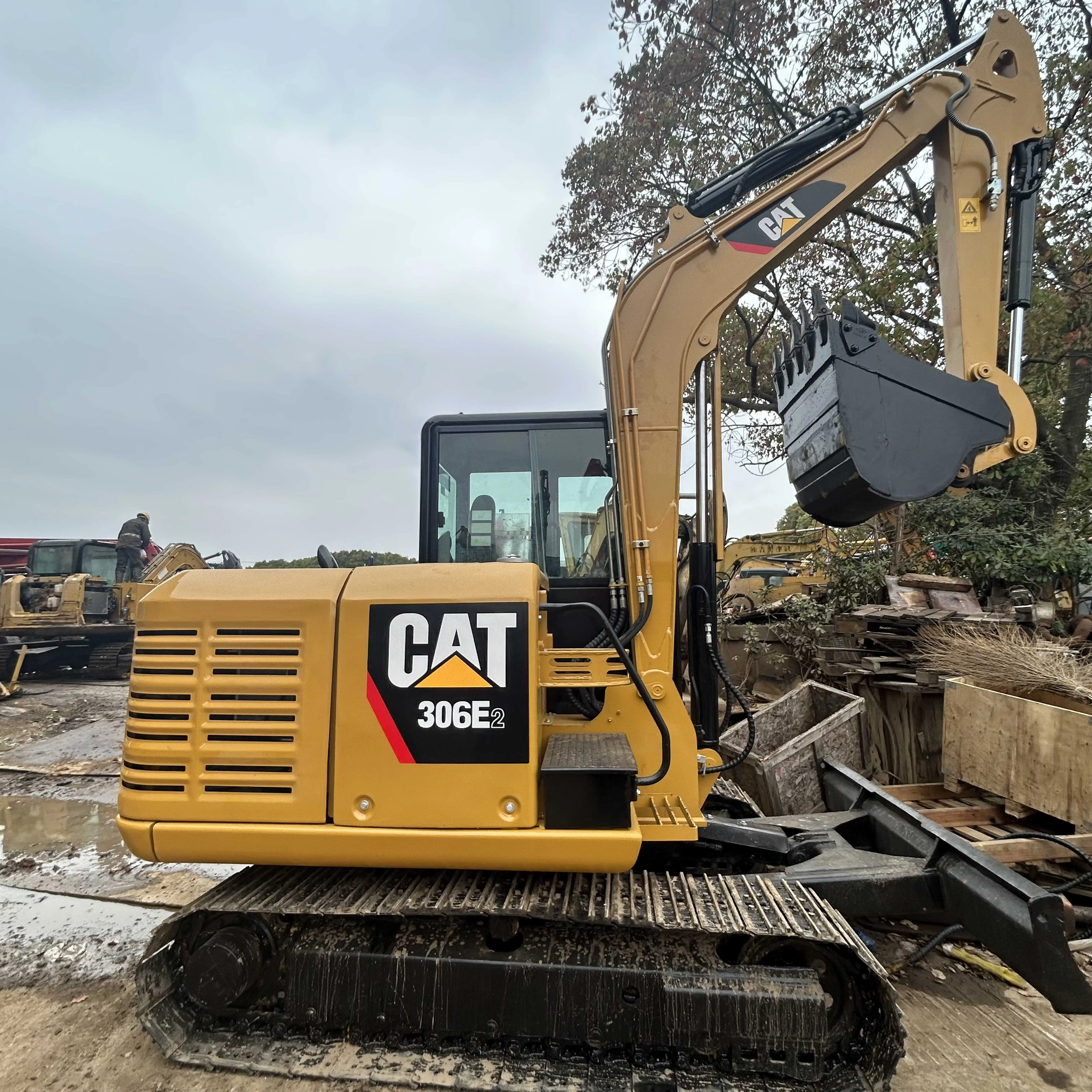 2022 CAT 306E2 6 тонн подержанный экскаватор с низкой ценой и высоким качеством мини-экскаватор для продажи
