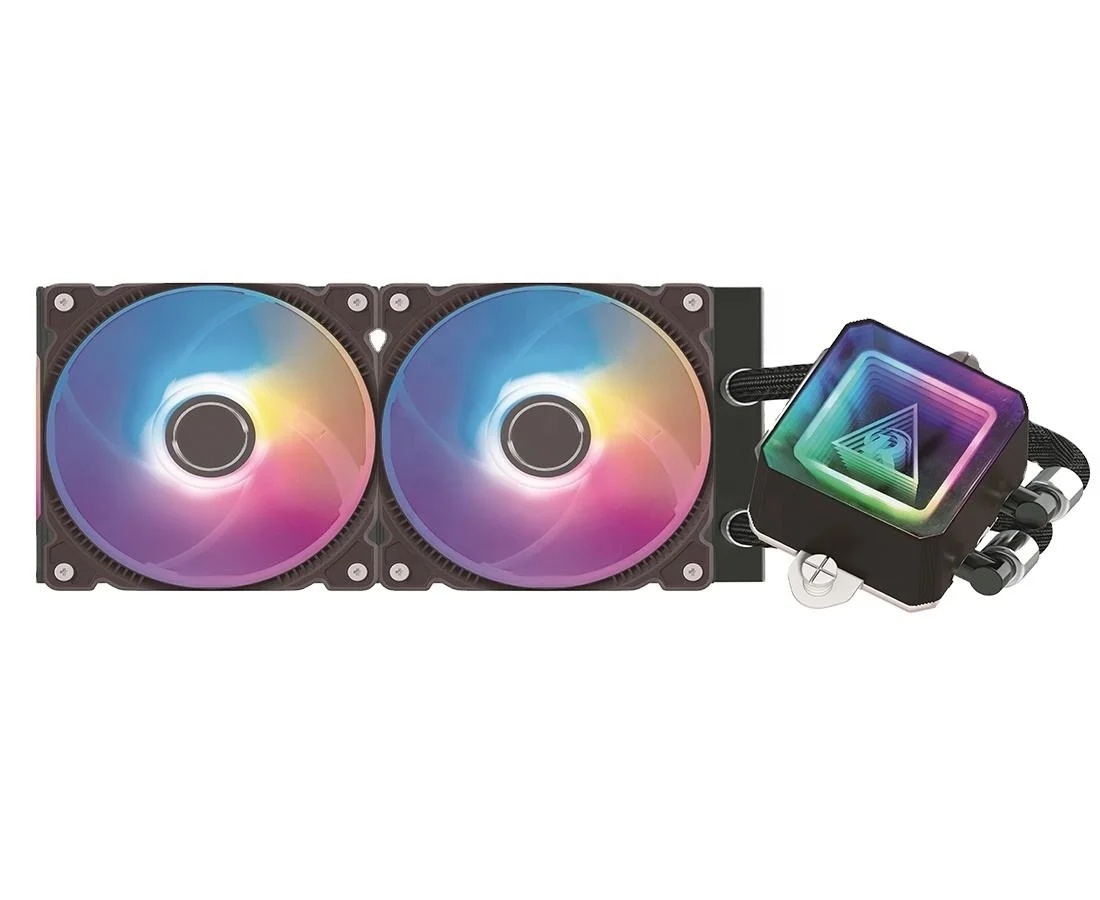 Ruiquan Integrated Liquid Cooler PC Accessories ARGB Fan 240mm CPU Water Cooling Radiator Heat Sink Cooling for PC Intel LGA