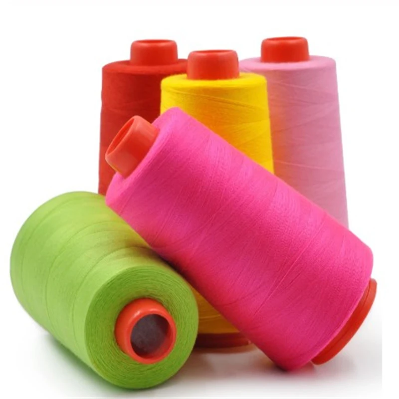 Factory Price Indonesia Market 40/2 Polyester Spun Yarn For Sewing Thread in China