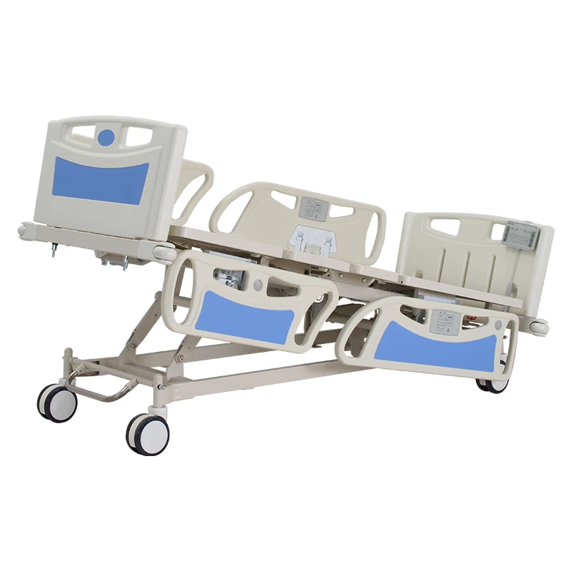 Hospital Furniture Bed Icu Beds Five Function Electric Hospital Timotion Motor Adjustable with Emergency CPRHospital Beds