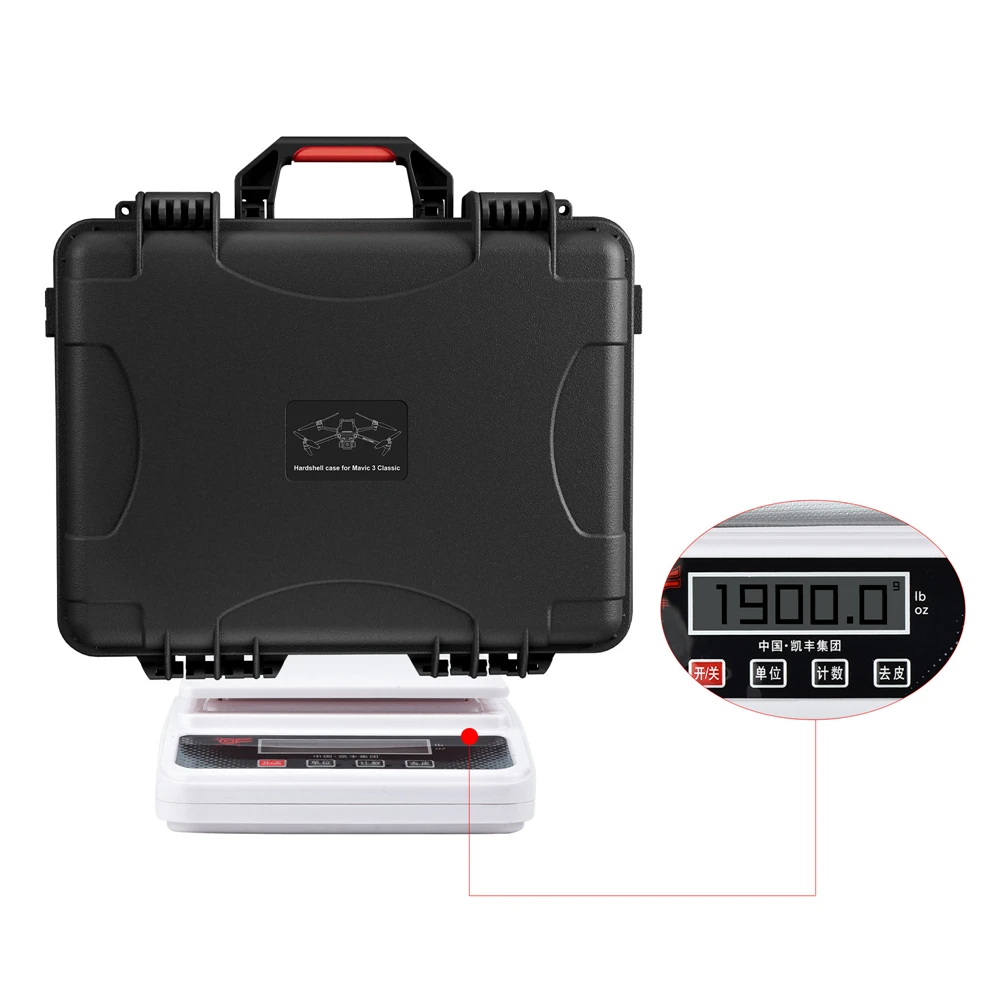 STARTRC Portable ABS Carrying Case for DJI Mavic 3 Classic with RC RC-N1 Remote Controller Drones Accessories