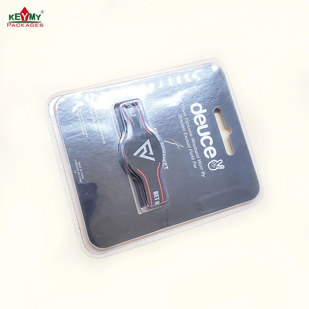 customize cheap wrist band health product package from Shenzhen factory