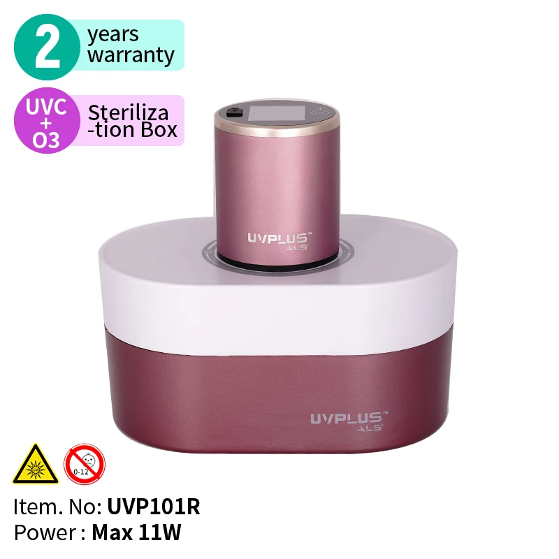 
UVPLUS Ozone Medical Phone Cleaner Wireless Charging UV Light Sterilization Steriliser Sterilizer Box 