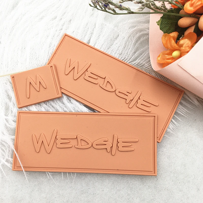 Textured 2D/3D Embossed Garment Rubber Patches High Quality Custom Private Logo Sew On PVC Rubber Labels For Clothing