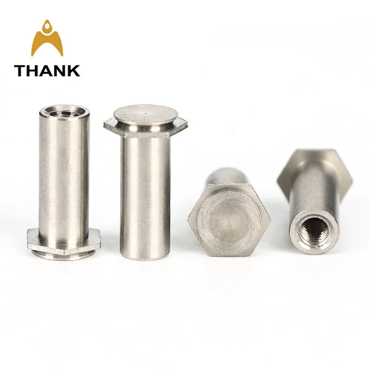 Stainless steel countersunk head M3 M4 M5 through-hole CSOS CSS rivet self clinching standoff
