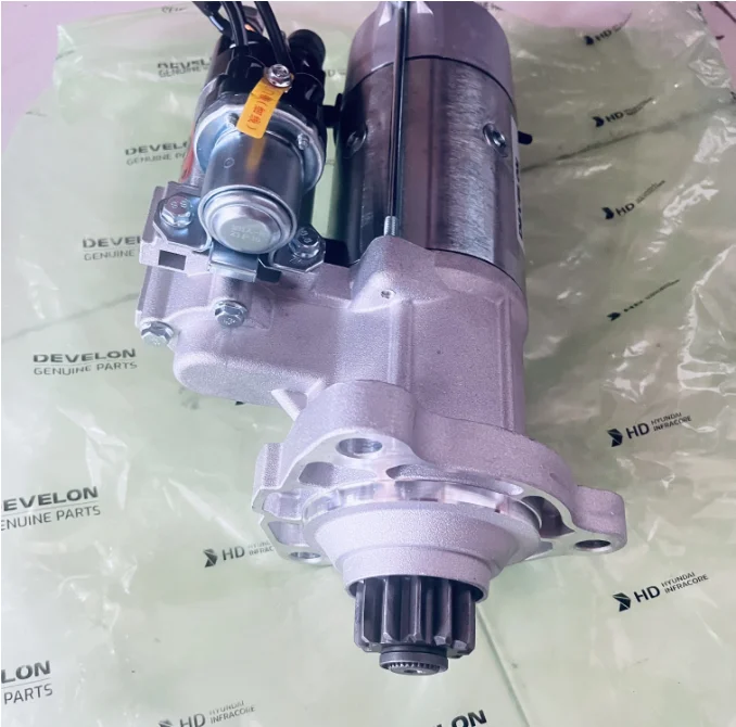 Запчасти для экскаватора Doosan Hyundai Deawoo оригинальный стартер 24 В 300516-00161-EP оптовые детали двигателя