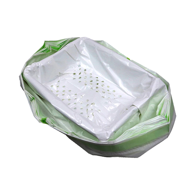 Promotional products cat litter tray bags tofu vacuum plastic bag