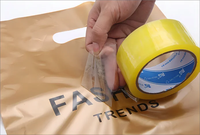 PE/LDPE/HDPE Personalized Logo Printed Plastic Thank You Shopping Bag Clothing Packaging Die Cut Plastic Bag