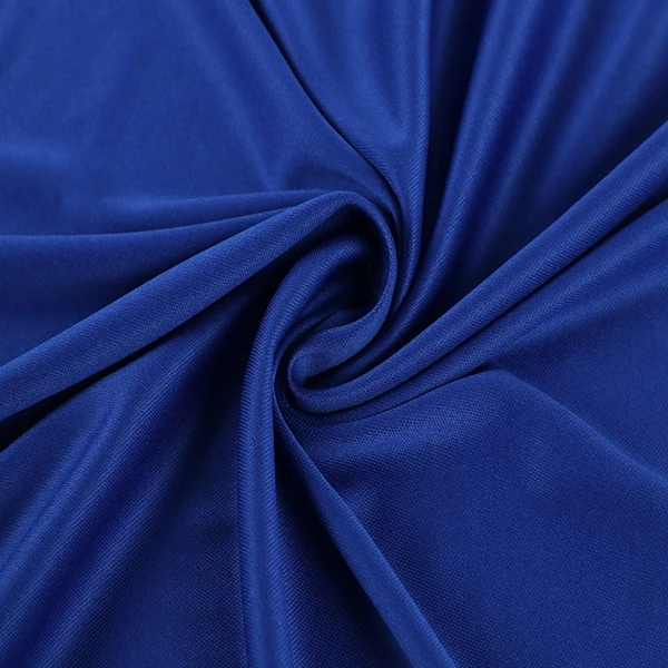 Shaoxing Textile Directly Manufacturer 100% Polyester 75D Interlock Plain Dyed Soft Knitted Fabric Polyester Fabric