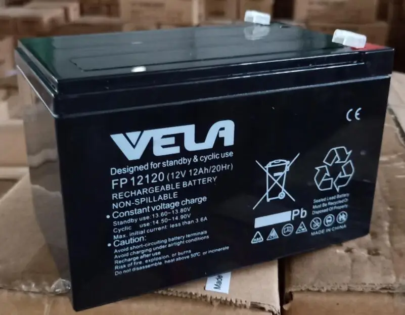 VELA FP12120 Long Service Lead-acid Battery with 12V 12ah for solar power