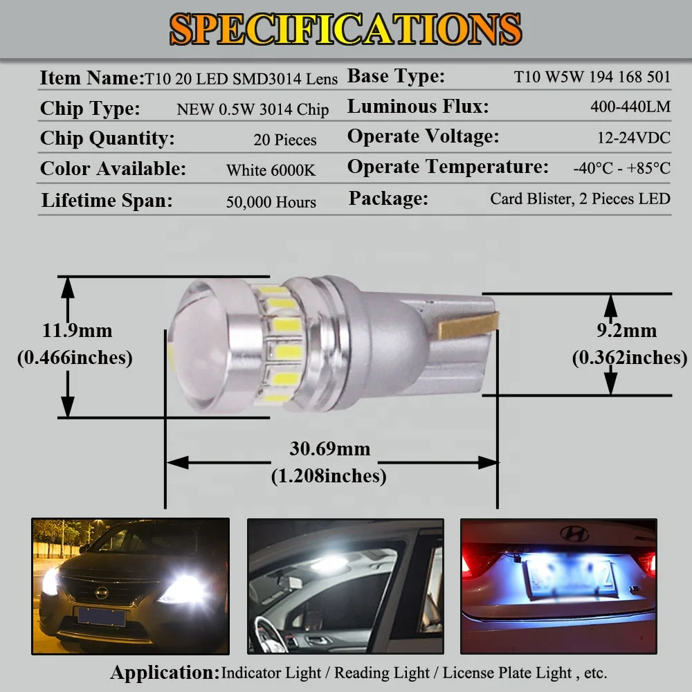  Новая светодиодная автомобильная лампа t10 w5w 501 p21w 1156 py21w 1157 h4 h7 9005