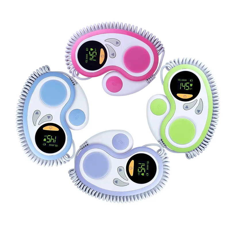 Yonker doppler fetal portatil baby heart rate monitor ultrasonic pocket fetal doppler pregnancy heartbeat monitor