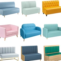 Modern Restaurant Furniture Bar Booth Sofa Chairs Seating Cafe Hamburger Shop Sofa Set Restaurant Sofa Chair Booth For Sale