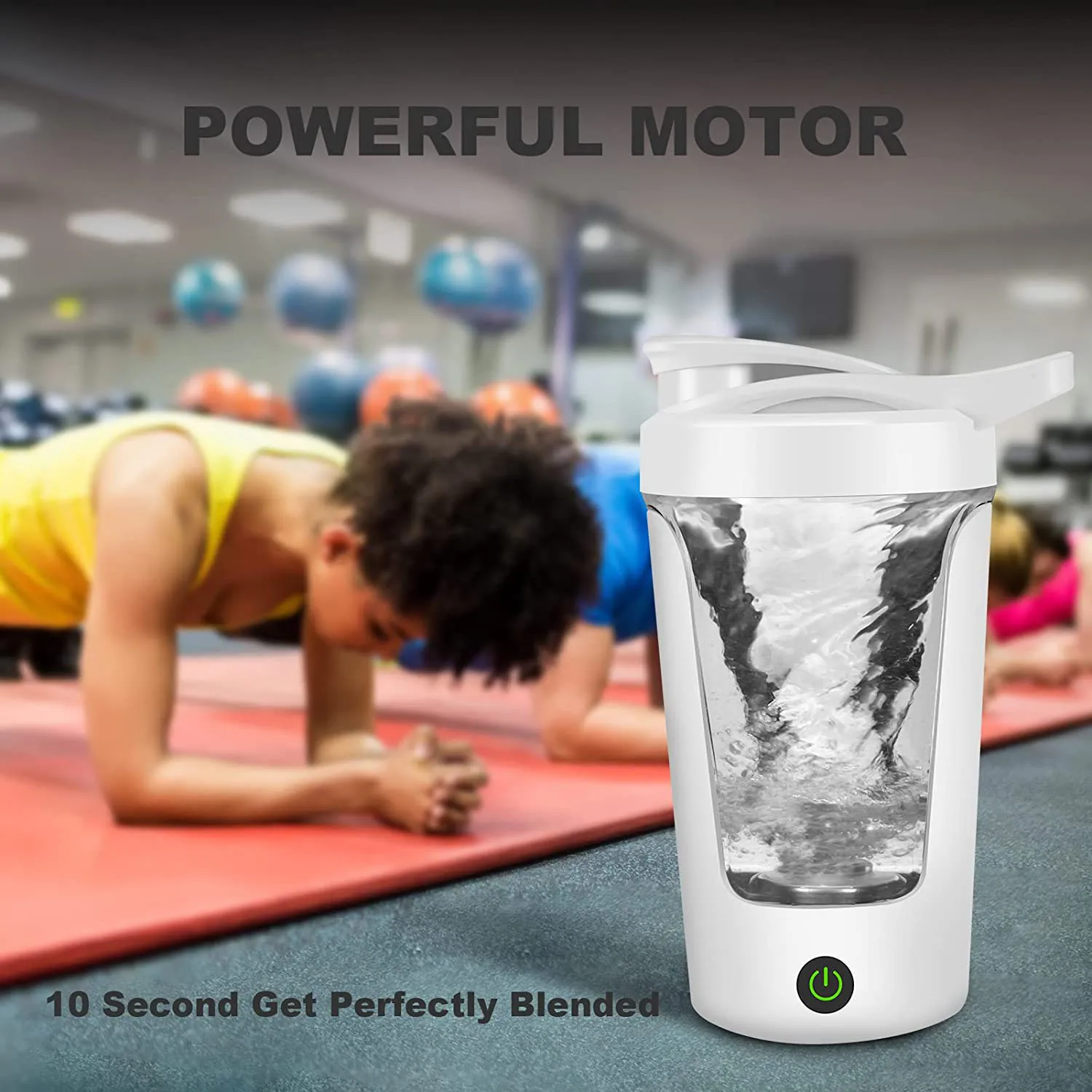 USB Recharging Self Stirring Coffee Cup Automatic Vortex Mug Portable Mixer Tumbler Electric Shaker Protein Bottle With Handle