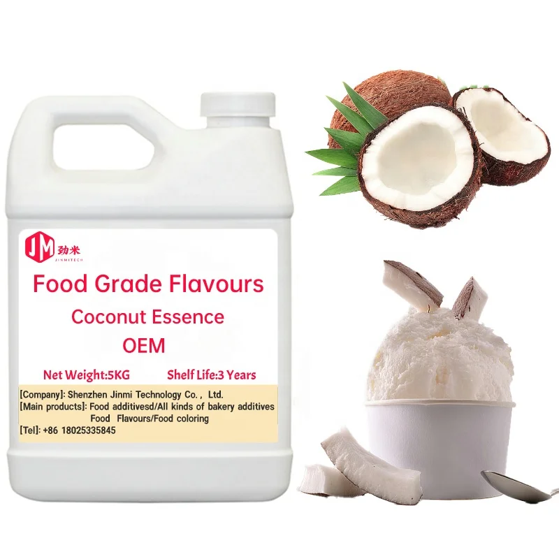 Food Flavor Series-VArtificial Fruit Coconut Flavoring Coconut Flavour Concentrate Water-soluble for Beverage/Jam/Jelly/Alcohol