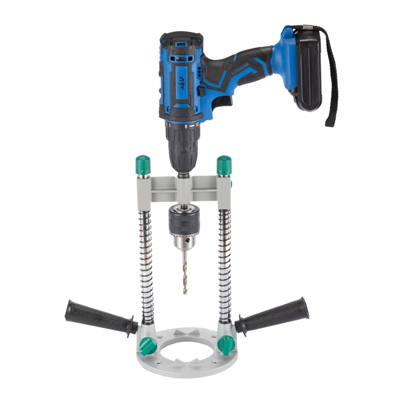 Drilling Positioning Bracket 45 Degree Adjustable Drill Press Guide Holder Stand Woodworking Tools