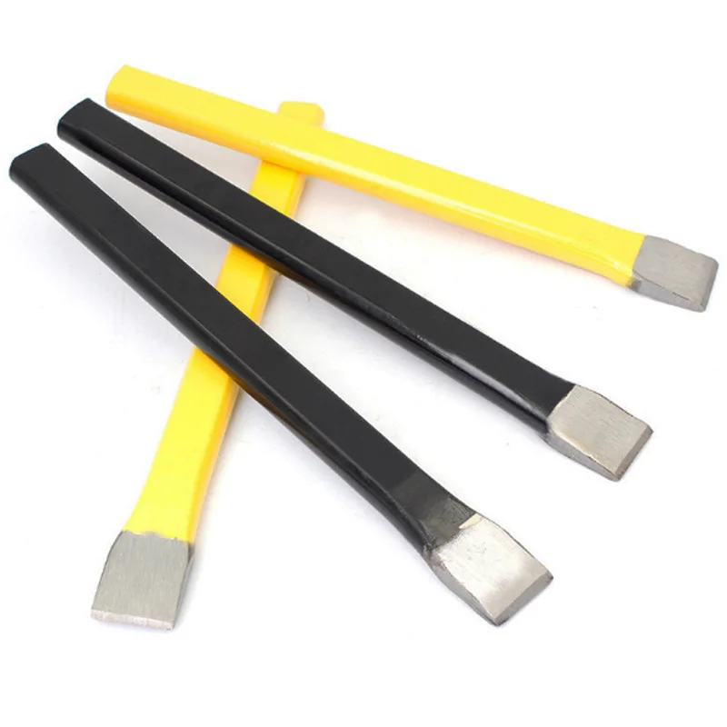 Flat Cold Chisel Mortising Rock Breaker Carbide Stone Chisels For Concrete Masonry Working