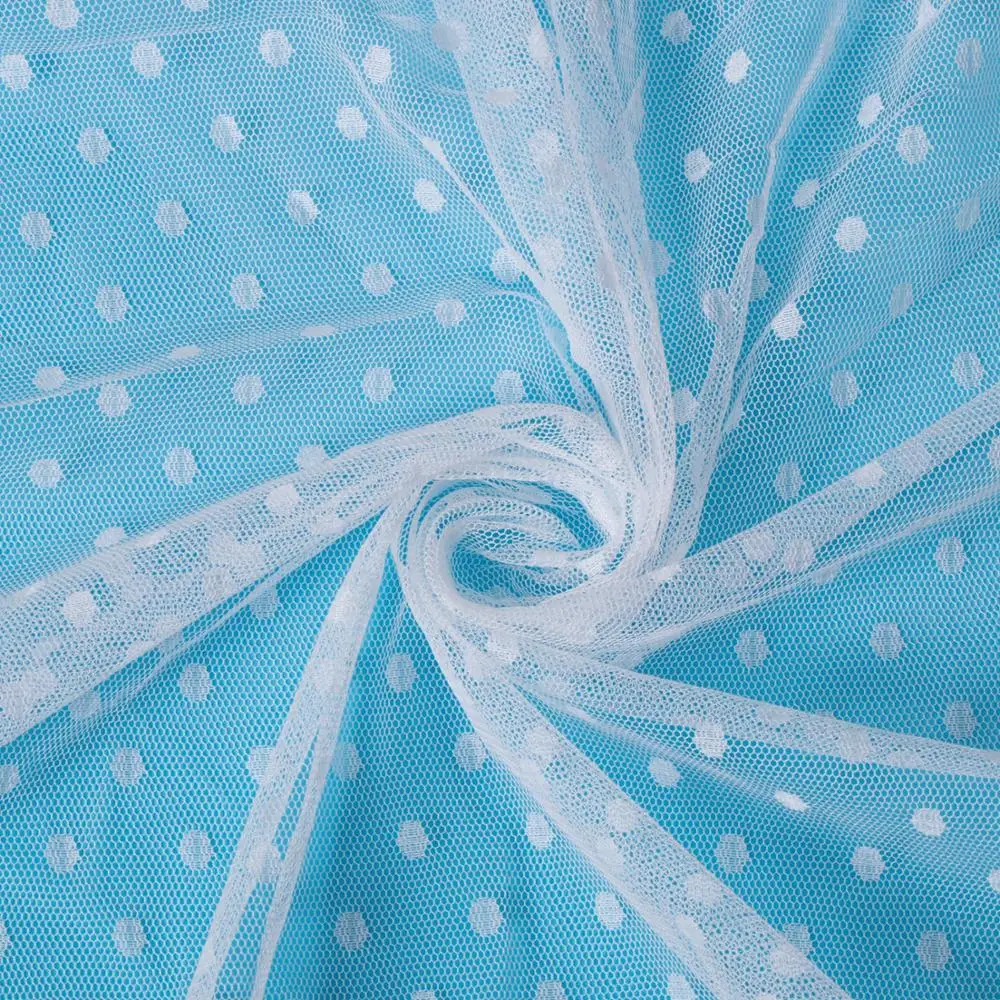 Fashion design jacquard stretch mesh fabrics for apparel textiles