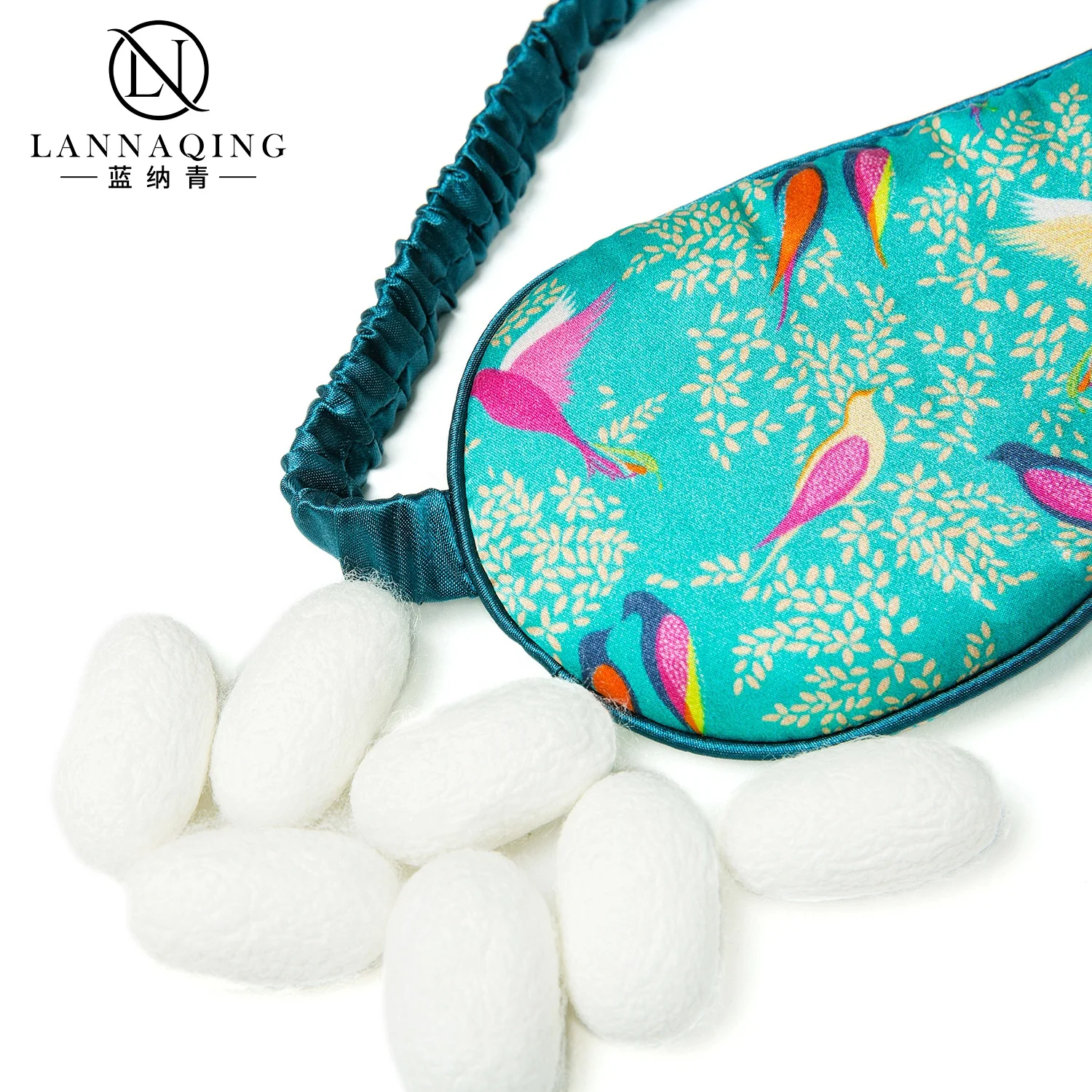 High Quality Set Natural 100% Silk Eye Mask With Custom Package For Anti-eye Congestion