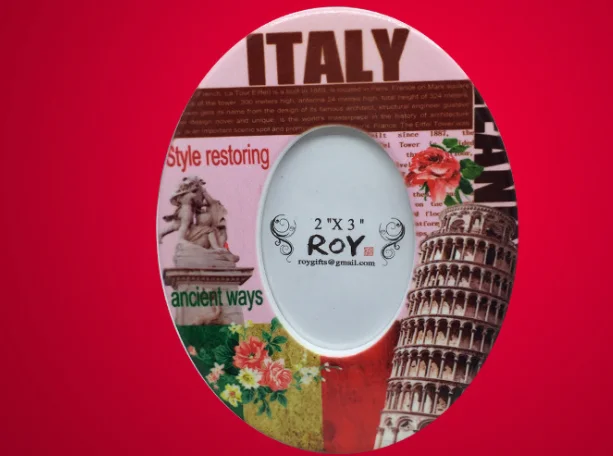 Wedding ceramic china photo frame moulding photo frame square