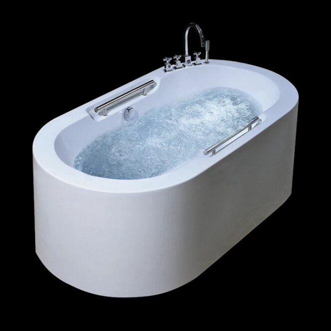 Luxurious big size air jets spa hot tub free standing whirlpool bath tubs