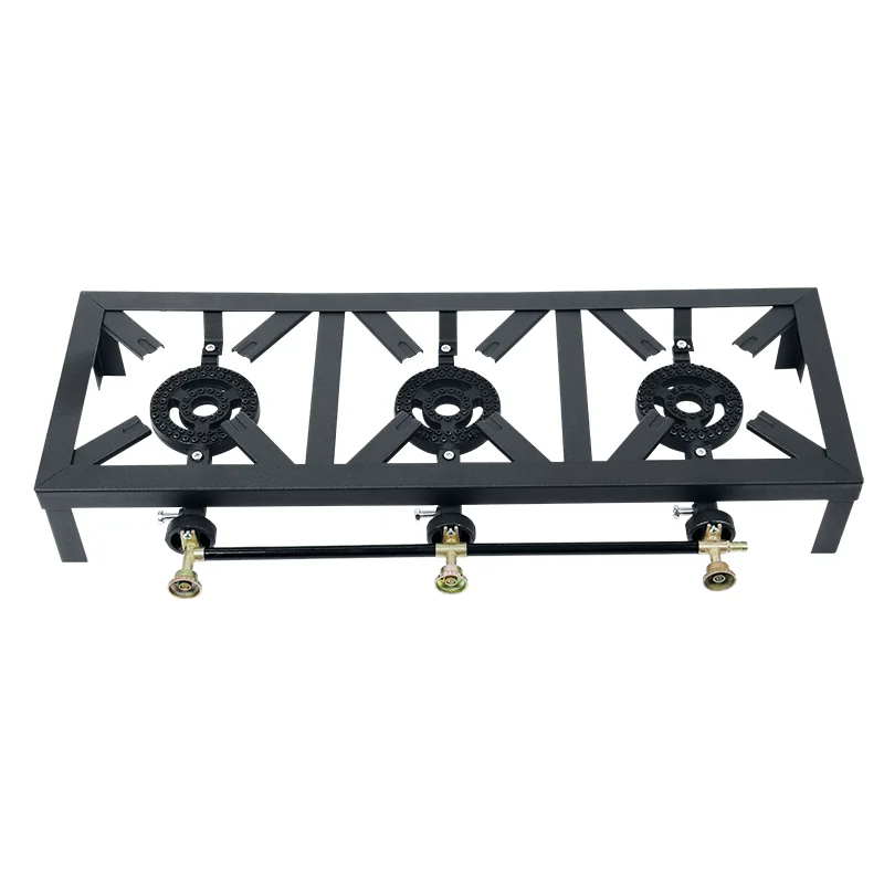 Portable 3 Burner Gas Stove Camping Butane Gas Stoves Cooker for Outdoor