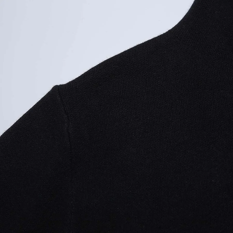 custom logo OEM 2023 autumn and winter female long sleeve pullover pregnant woman thin loose sweater dress