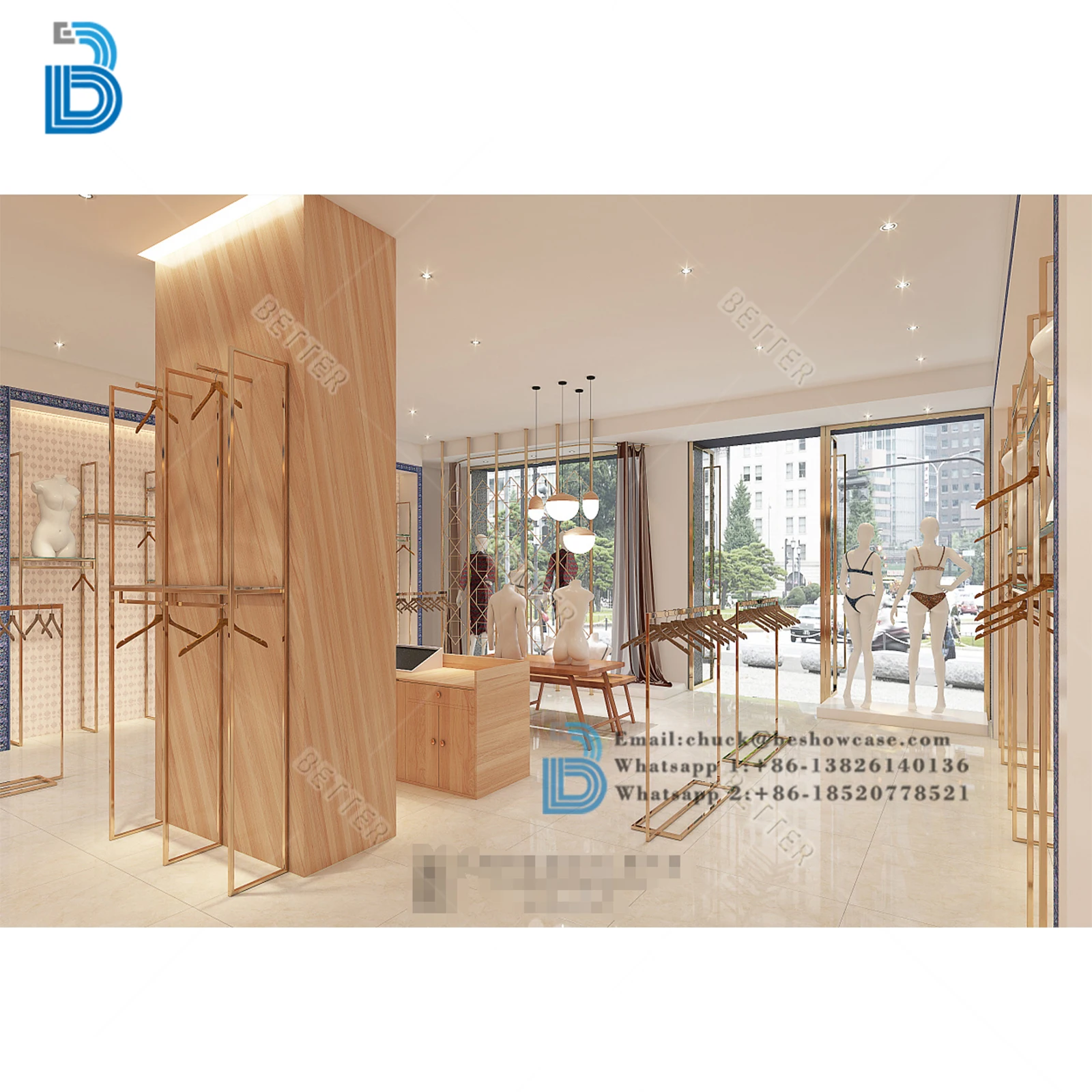 bespoke Lingerie Fixture Lingerie Store Design Boutique Shop Lingerie Display Rack Store Fixture