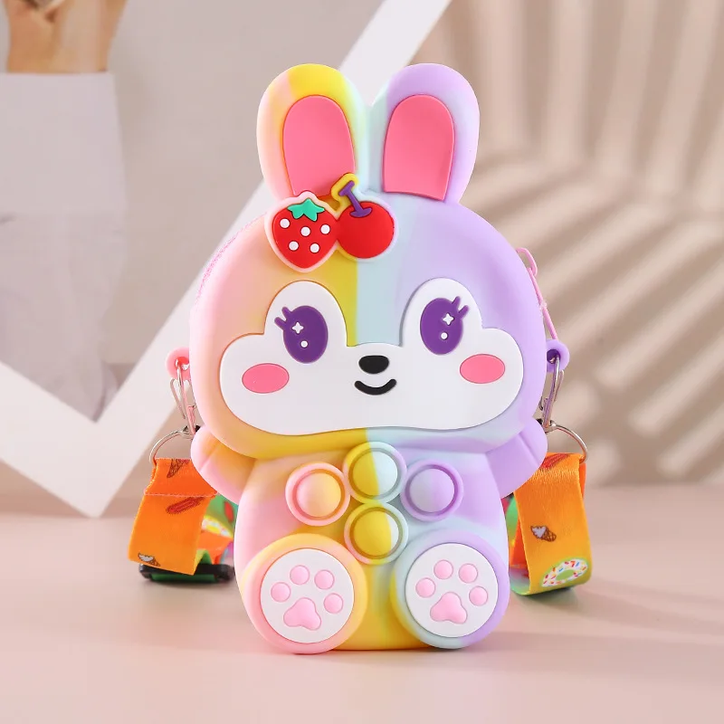 Cute Small Round Bag Single Messenger Boy Bag Kawaii Coin Purse Mini Kids Fashionable Latest Design Girls Handbags