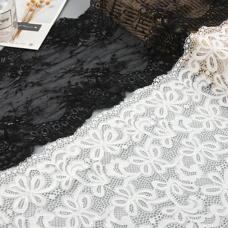 Nylon Pressed Yarn Lace for Dress & Underwear for Garment Accessories