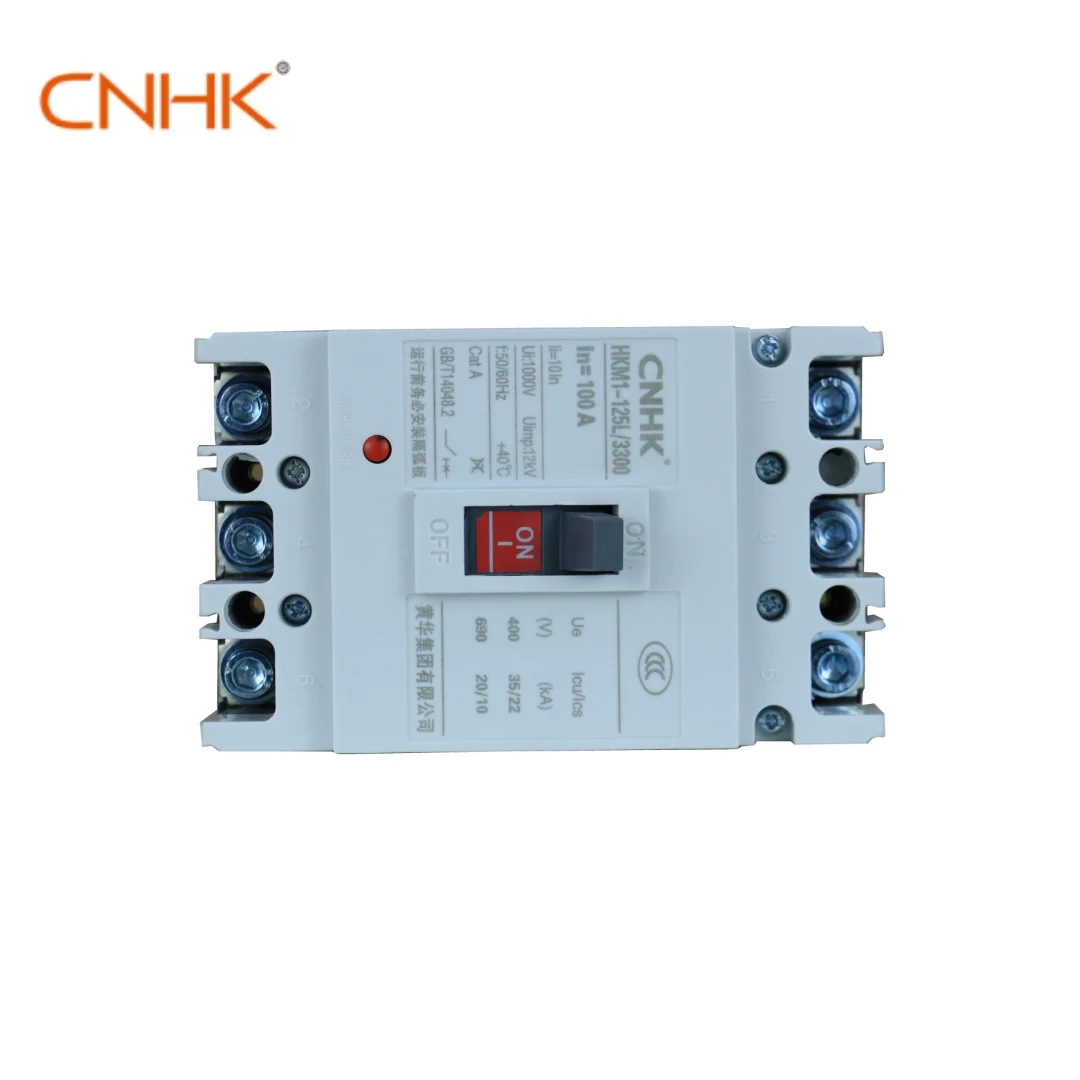 MCCB CNHK AC 100A 125A 140A 160A 180A 200A 225A 250Amp Manufacturer Factory Customized HKM1-250M Molded Case Circuit Breaker