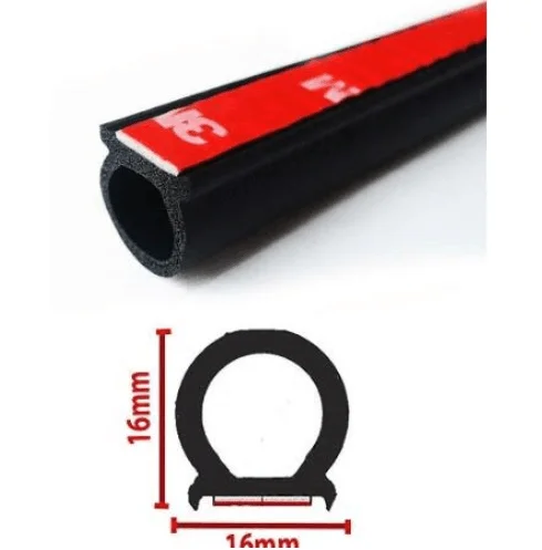 
D-type rubber foam seals for cars, trucks, motor homes and ship doors and windows 