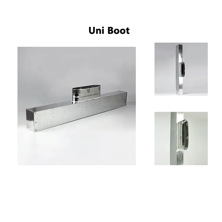 HVAC Air Diffuser Steel Uni Boot Ceiling Return Air Plenum Box