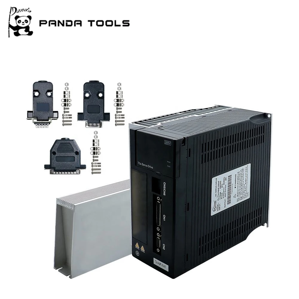 Panda Tools 2000W External Resistance 180 ST 3 Phase 39A AC 380V T3A-H75F RANF Servo Motor Driver For 180ST Servo motor